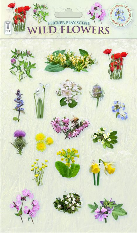 Sticker Scene: Wild Flowers